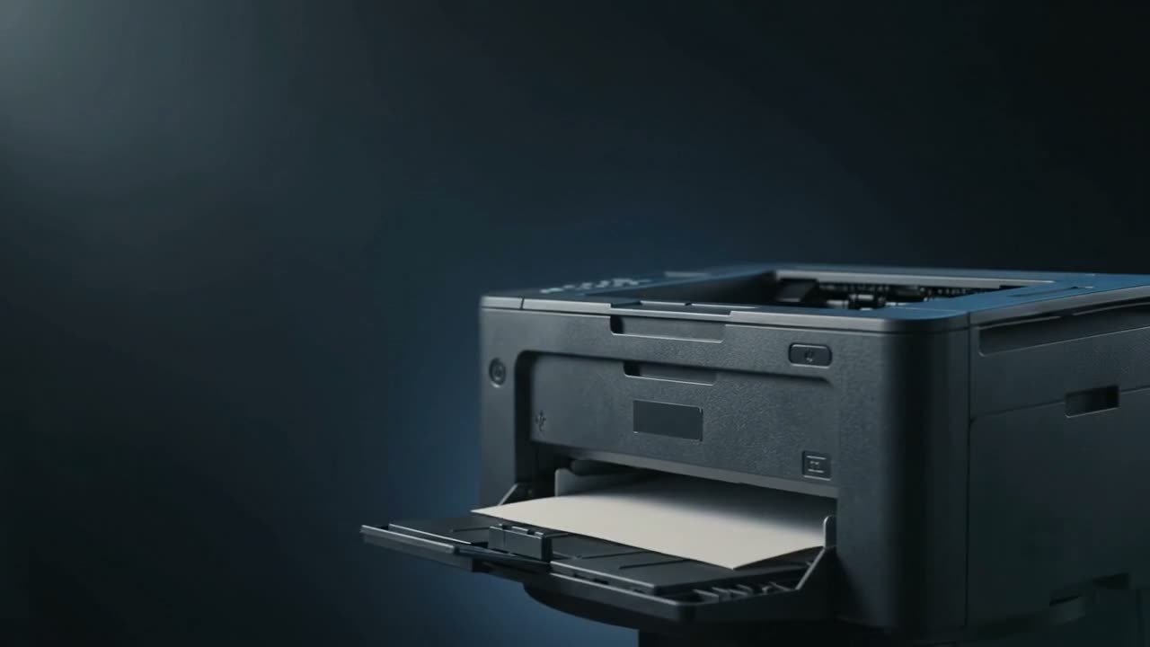 A printer control panel